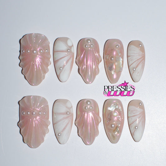 Pink mermaid Pearlescent Set