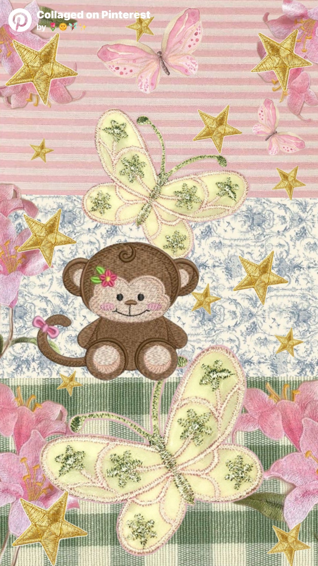 Monkey Blankie Set